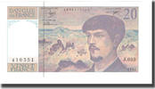 France 20 Francs Debussy, Fayette:66bis.02, KM:151e -