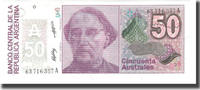 Argentina 50 Australes Banknote, Undated (1986-89), KM:326a -