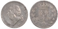 France 5 Francs Coin, Louis XVIII, Louis XVIII, Paris -