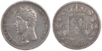 France 5 Francs Coin, Charles X, Bayonne, Silver, KM:720.8 -