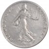 France 50 Centimes 1907 Paris Coin, Semeuse, Paris, Silver, Gadoury:420 AU(50-53)
