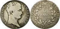 France 5 Francs Coin, Napoléon I, Bayonne, Silver, KM:673.8 -