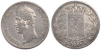 France 5 Francs Coin, Charles X, Paris, Silver, KM:728.1 -