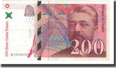 France 200 Francs Eiffel, Fayette:75.04b, KM:159b -