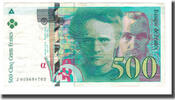France 500 Francs Pierre et Marie Curie, Fayette:76.01 -