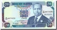 Kenya 20 Shillings Banknote, 1992-01-02, KM:25e -