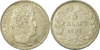 France 5 Francs Coin, Louis-Philippe, Marseille, Silver -