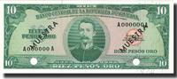 Dominican Republic 10 Pesos Oro Banknote, undated (1964-74), Specimen -