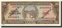Dominican Republic 20 Pesos Oro Banknote, undated (1964-74), Specimen -