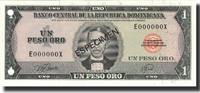 Dominican Republic 1 Peso Oro Banknote, 1978, Specimen, KM:116s -