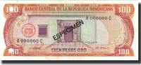 Dominican Republic 100 Pesos Oro Banknote, 1981, Specimen, KM:122s1 -