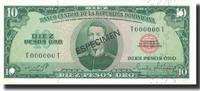Dominican Republic 10 Pesos Oro Banknote, 1975, Specimen, KM:101s3 -