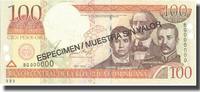 Dominican Republic 100 Pesos Oro Banknote, 2001, Specimen, KM:167s2 -