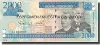 Dominican Republic 2000 Pesos Oro Banknote, 2006, Specimen, KM:181s1 -