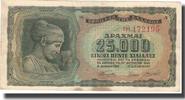 Greece 25,000 Drachmai Banknote, 1943-08-12, KM:123a -