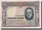 Spain 50 Pesetas Banknote, 1935-07-22, KM:88 -