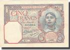 Algeria 5 Francs Banknote, 1933-09-08, KM:77a -