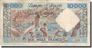 Algeria 10,000 Francs Banknote, 1957-09-27, KM:110 -