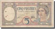 FRENCH INDO-CHINA 5 Piastres Banknote, Undated (1926), KM:49b -
