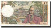 France 10 Francs 10 F 1963-1973 ''Voltaire'', 1973-06-07 -