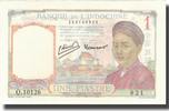 FRENCH INDO-CHINA 1 Piastre Banknote, undated (1945), KM:54e -