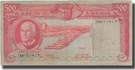 Angola 500 Escudos Banknote, 1970-06-10, KM:97, EF(40-45) -