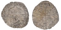 France Douzain Coin, Limoges, Silver, Sombart:4420 -
