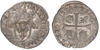 France Douzain Coin, Limoges, Silver, Sombart:4420 -