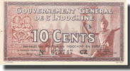 FRENCH INDO-CHINA 10 Cents Banknote, Undated (1939), KM:85c -