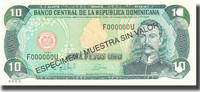 Dominican Republic 10 Pesos Oro Banknote, 1998, Specimen, KM:153s -