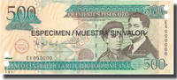 Dominican Republic 500 Pesos Oro Banknote, 2006, Specimen, KM:179s1 -