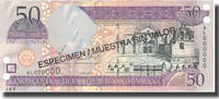 Dominican Republic 50 Pesos Oro Banknote, 2002, Specimen, KM:170a -