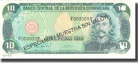 Dominican Republic 10 Pesos Oro Banknote, 1997, Specimen, KM:153s -