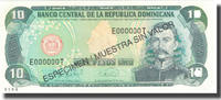Dominican Republic 10 Pesos Oro Banknote, 1997, Specimen, KM:153s -