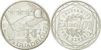France 10 Euro Guadeloupe, Silver, KM:1655 -