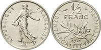 France 1/2 Franc Coin, Semeuse, Paris, Nickel, KM:931.1 -
