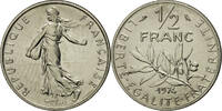 France 1/2 Franc Coin, Semeuse, Paris, Nickel, KM:931.1 -