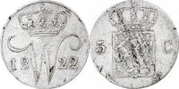 Netherlands 5 Cents Wilhelm I, Utrecht, Silver, KM:52 -