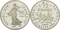 France 1/2 Franc Coin, Semeuse, Paris, Nickel, KM:931.2 -
