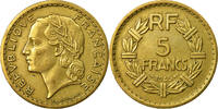 France 5 Francs Coin, Lavrillier, Aluminum-Bronze, KM:888a.2 -