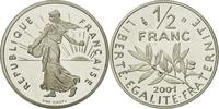 France 1/2 Franc Coin, Semeuse, Nickel, KM:931.2 -
