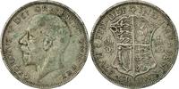 Great Britain 1/2 Crown Coin, George V, Silver, KM:835 -