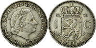 Netherlands Gulden Coin, Juliana, Silver, KM:184 -