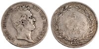 France 5 Francs Coin, Louis-Philippe, Rouen, Silver, KM:737.2 -
