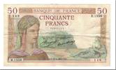 France 50 Francs Banknote, 1935-04-25, Fayette:17.8, KM:81 -