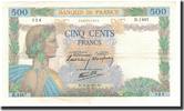 France 500 Francs Banknote, 1940-12-5, Fayette:32.10, KM:95a -