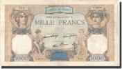 France 1000 Francs 1937-12-02, Fayette:38.5, KM:90b -