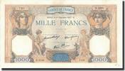 France 1000 Francs 1937-12-09, Fayette:38.6, KM:90b -