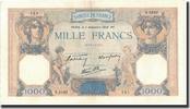 France 1000 Francs 1938-11-03, Fayette:38.32, KM:90c -