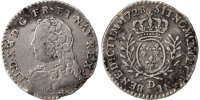 France 6 Sols, 1/20 ECU Coin, Louis XV, 1/20 Écu aux branches d'olivier (6 sols), 6 Sols, 1/20 -